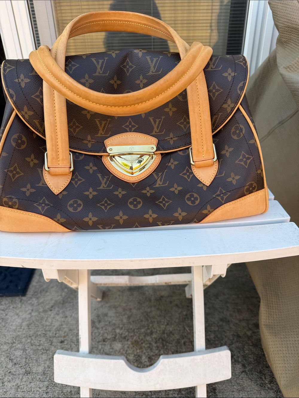 Louis Vuitton Brown Monogram Beverly GM